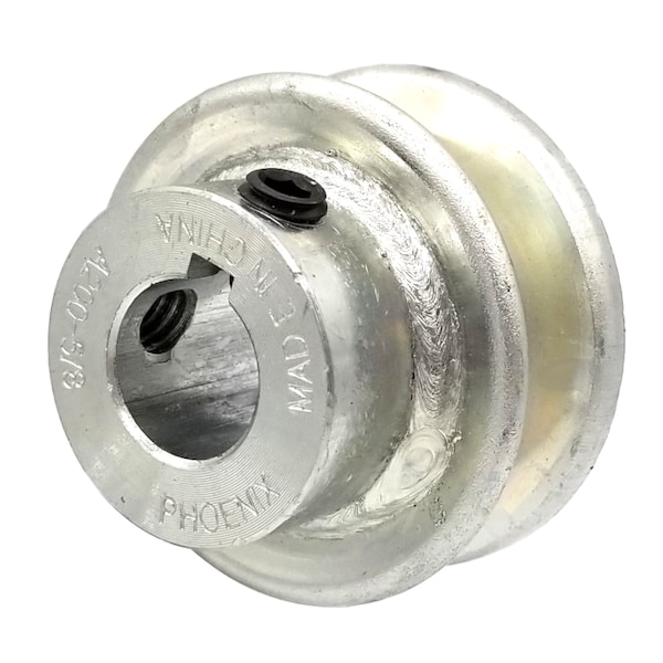 Terre Products V-Groove Drive Pulley - 2'' Dia. - 5/8'' Bore - Steel 120058 - main